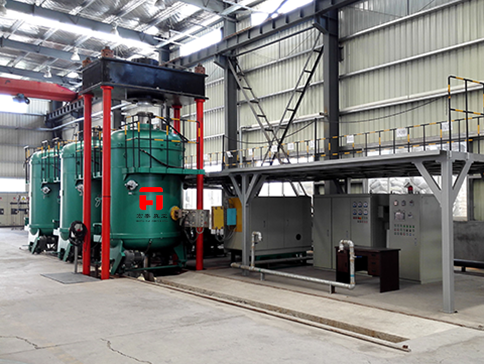 500噸雙機(jī)組真空感應(yīng)熱壓爐（三工位、上出料）